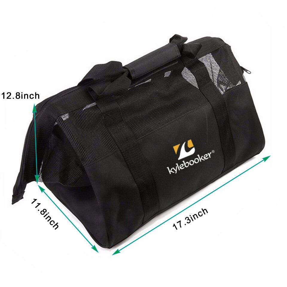 Fly Fishing Wader Bag for Chest Waders & Boots Storage - Durable 600D Polyester