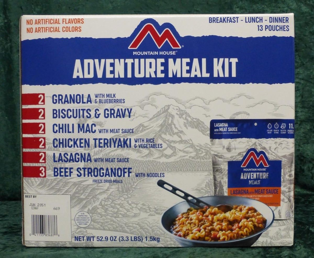 Emergency Freeze Dried Meal Kit - 26 Servings Survival Food with Long Shelf Life