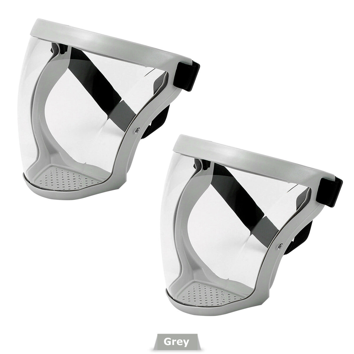 Full Face Protective Mask with Anti-Fog Shield, Reusable Safety Head Cover