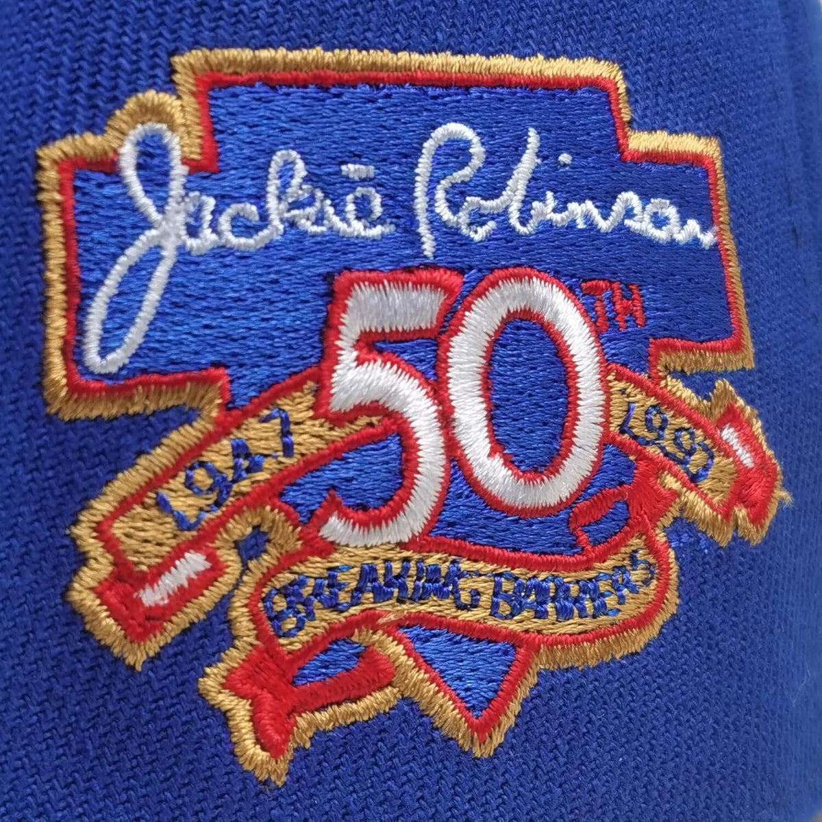 Baseball Cap 50th Robinson Day Patch Unisex Outdoor Sport Hat Blue