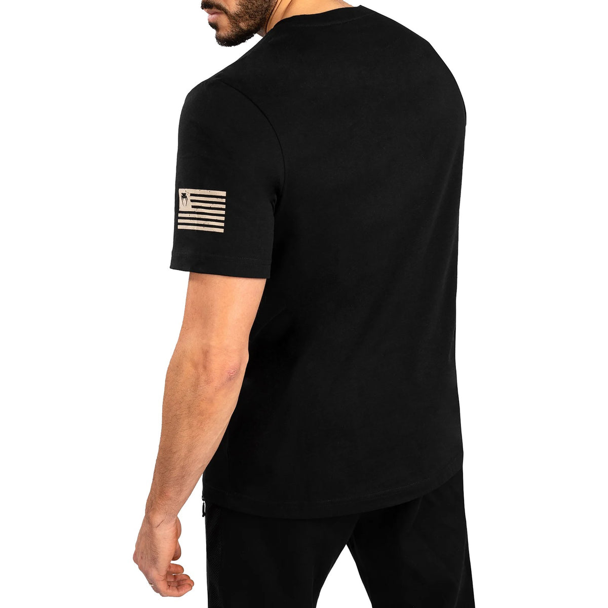 Men's Boxing T-Shirt - Black Gym & Training Tee with Venum Logo