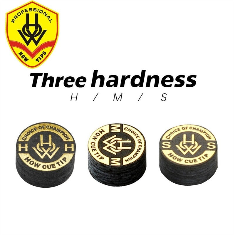 How Black Medium Hard Cue Tips – 2 Pack, Brand New, Free Shipping