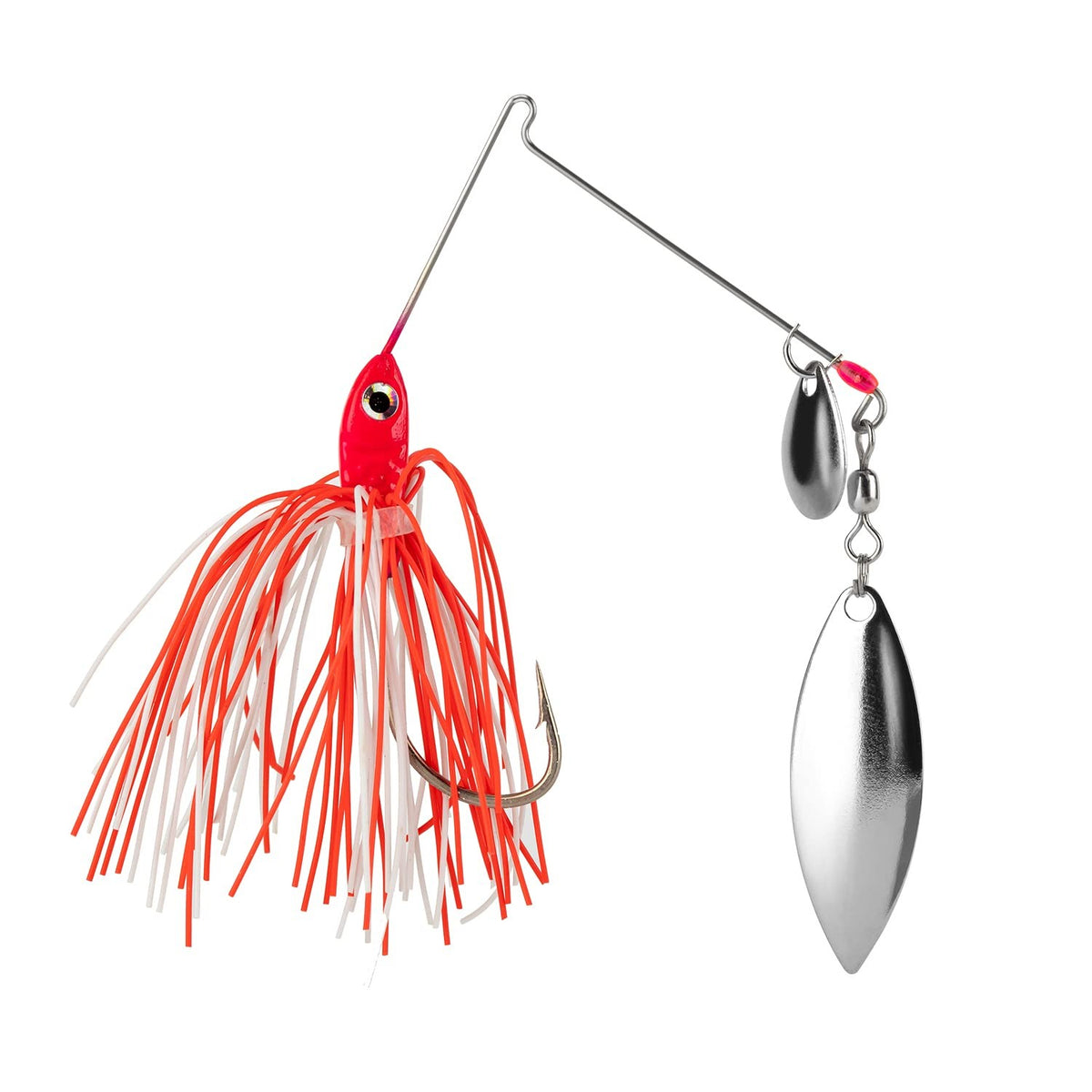 6Pcs Bass Spinner Baits for Fishing, Double Willow Blade, Deep & Shallow Water Lures