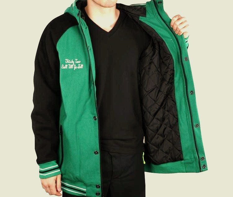Men's Soft Shell Winter Jacket - Green, Size Small, Waterproof & Breathable