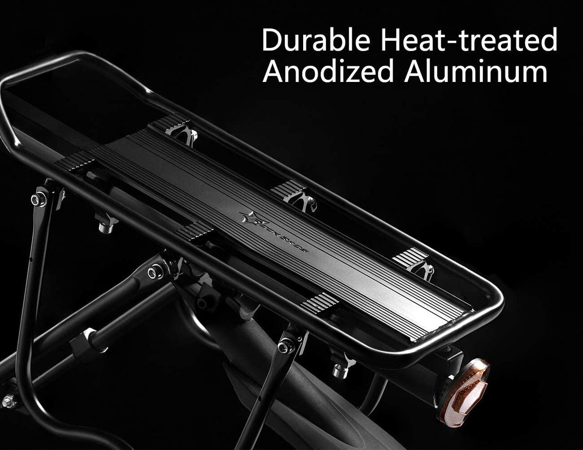 Aluminum Alloy Bicycle Rear Rack with Quick Release for Mountain & Road Bikes