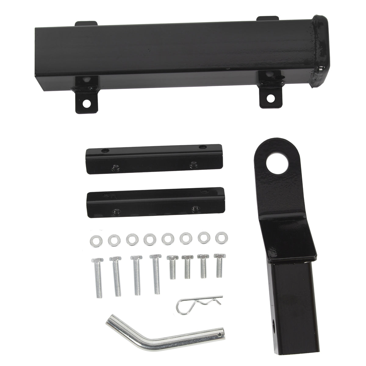 Universal Golf Cart Rear Trailer Hitch with 2-Inch Receiver for EZGO, Yamaha, Club Car