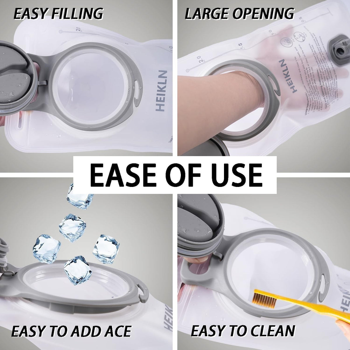 2L Hydration Bladder Water Reservoir for Hiking and Running