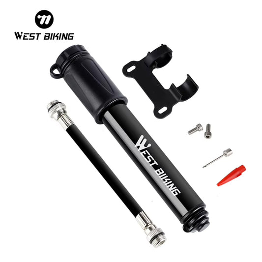 Mini Bike Pump Aluminum Alloy Portable Bicycle Hand Air Pump 100Psi