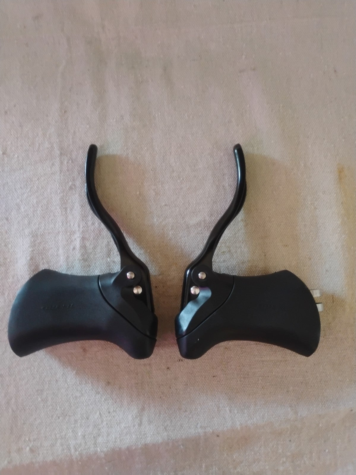 Bike Brake Lever Set for 23.8mm & 24.2mm Handlebars - Black