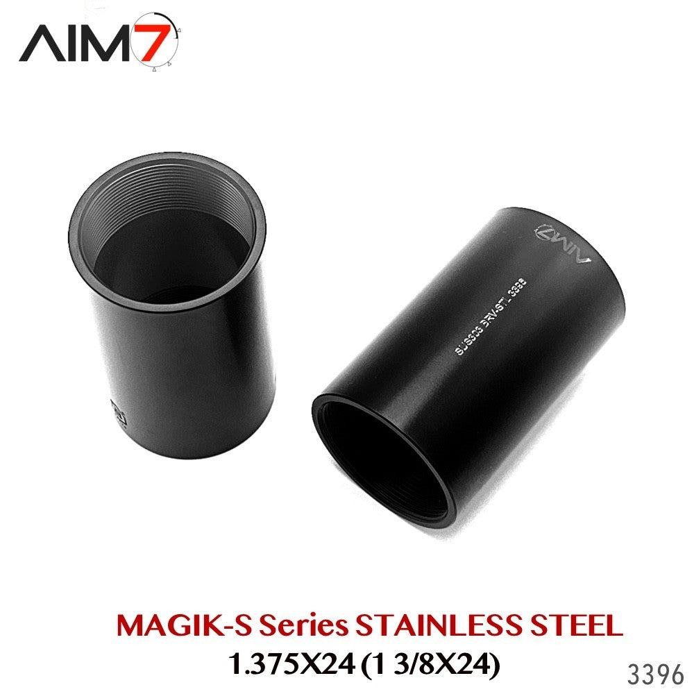 Stainless Steel Modular Tube 1.375x24 for Bravo/HUB Systems - 2.5 Inch Length