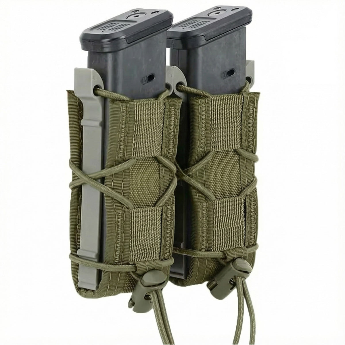 Tactical Molle Magazine Pouch for 9mm/40 Cal/45 ACP - Single, Double, Triple Options