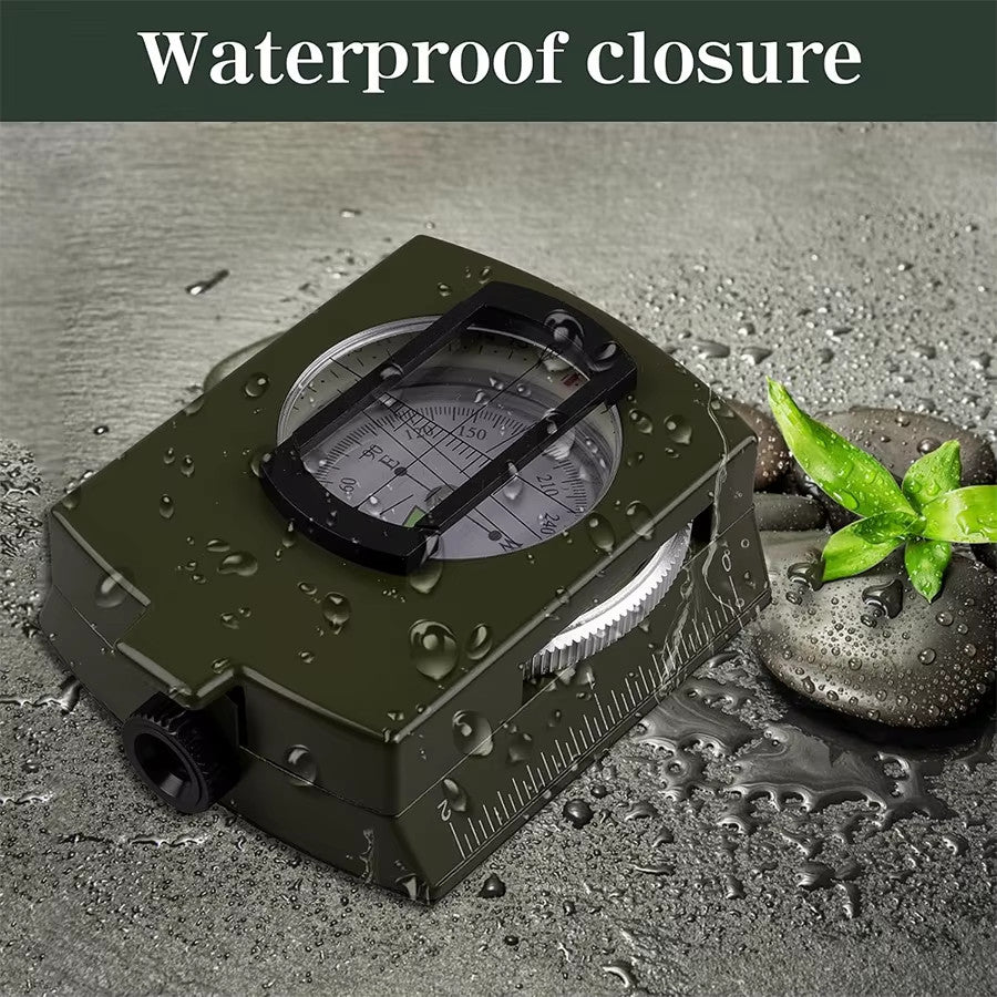 Military Compass AF-4580 Waterproof Lensatic Navigation for Camping Hiking