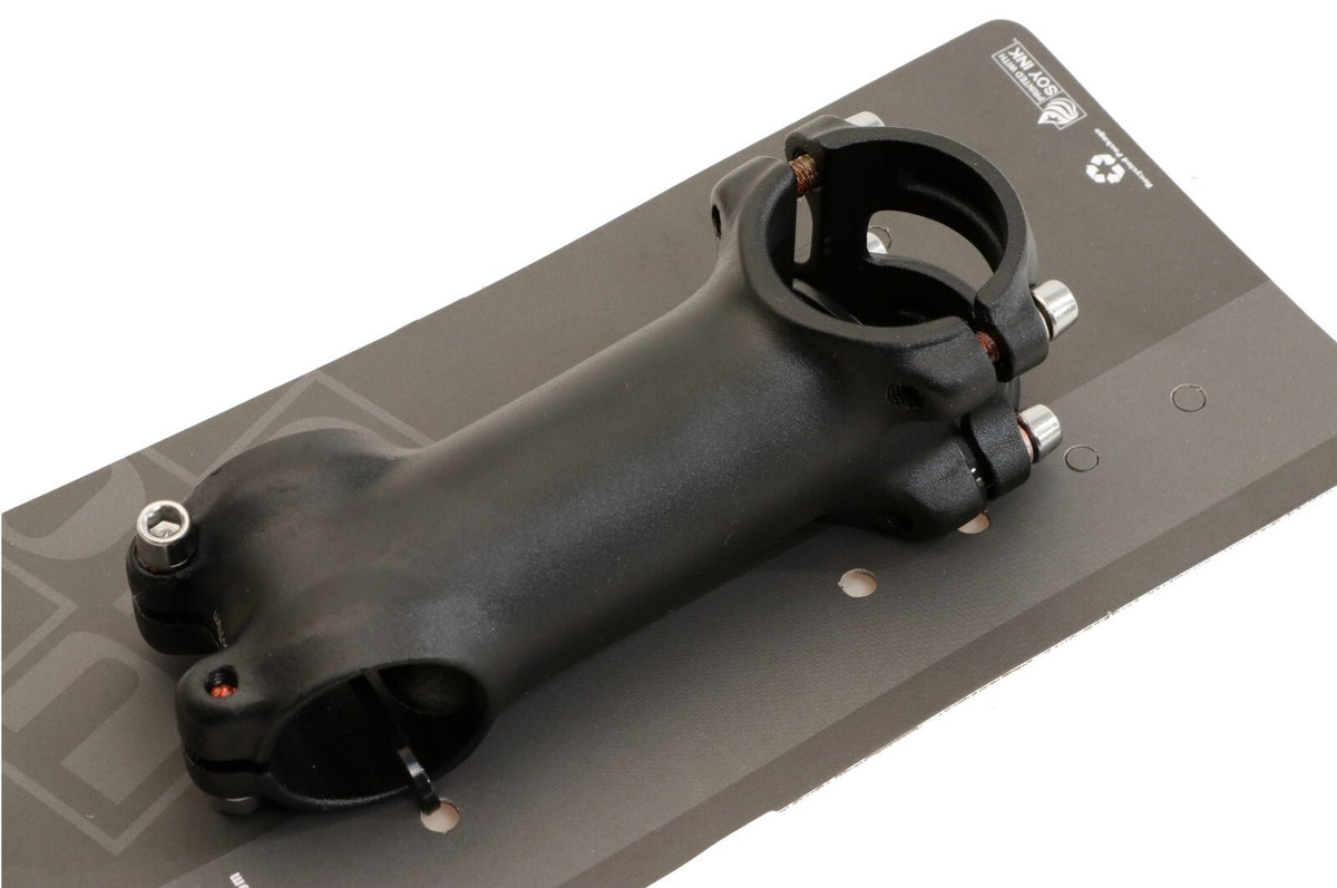 Bike Stem 90mm Aluminum MTB Road Bicycle Stem -17° Clamp 31.8mm Black