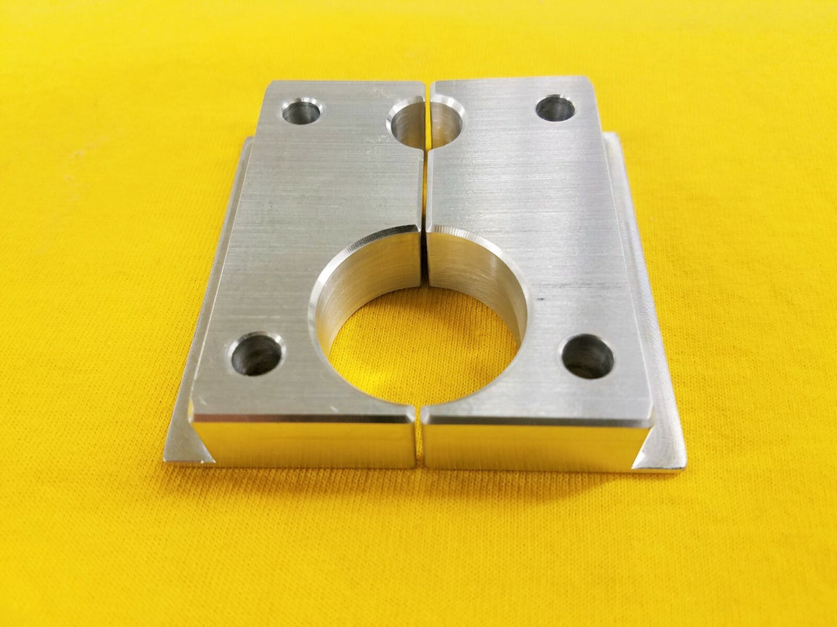 Fox Float X Shock Rebuild Vise Clamp Reservoir & Shaft - Aluminum CNC Tool