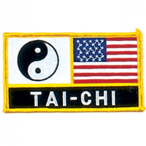 Martial Arts Patch 5 Inch US Flag Embroidered Sew-On Accessory