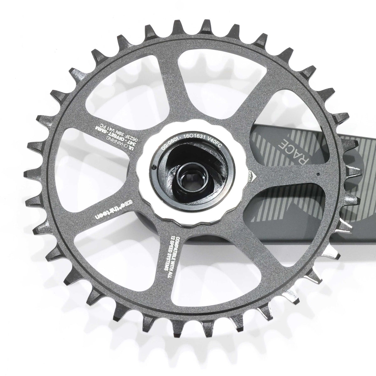XCX Race Carbon Bike Crankset 175mm 34T Boost Chainline 30mm Spindle