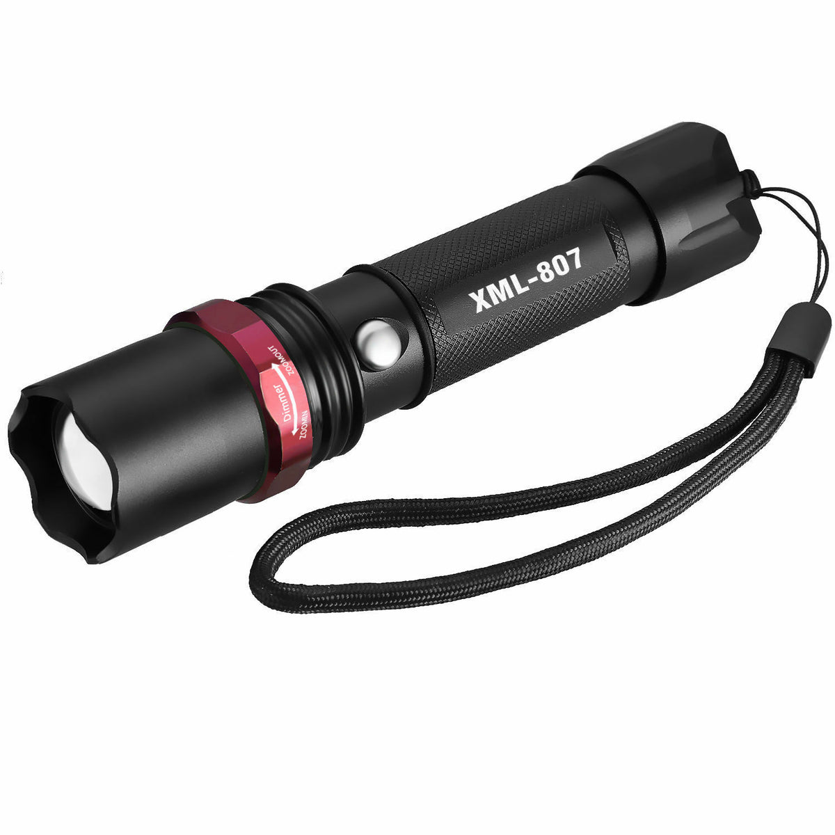 Tactical LED Flashlight 3 Pack Zoomable Aluminum High Power 5 Modes