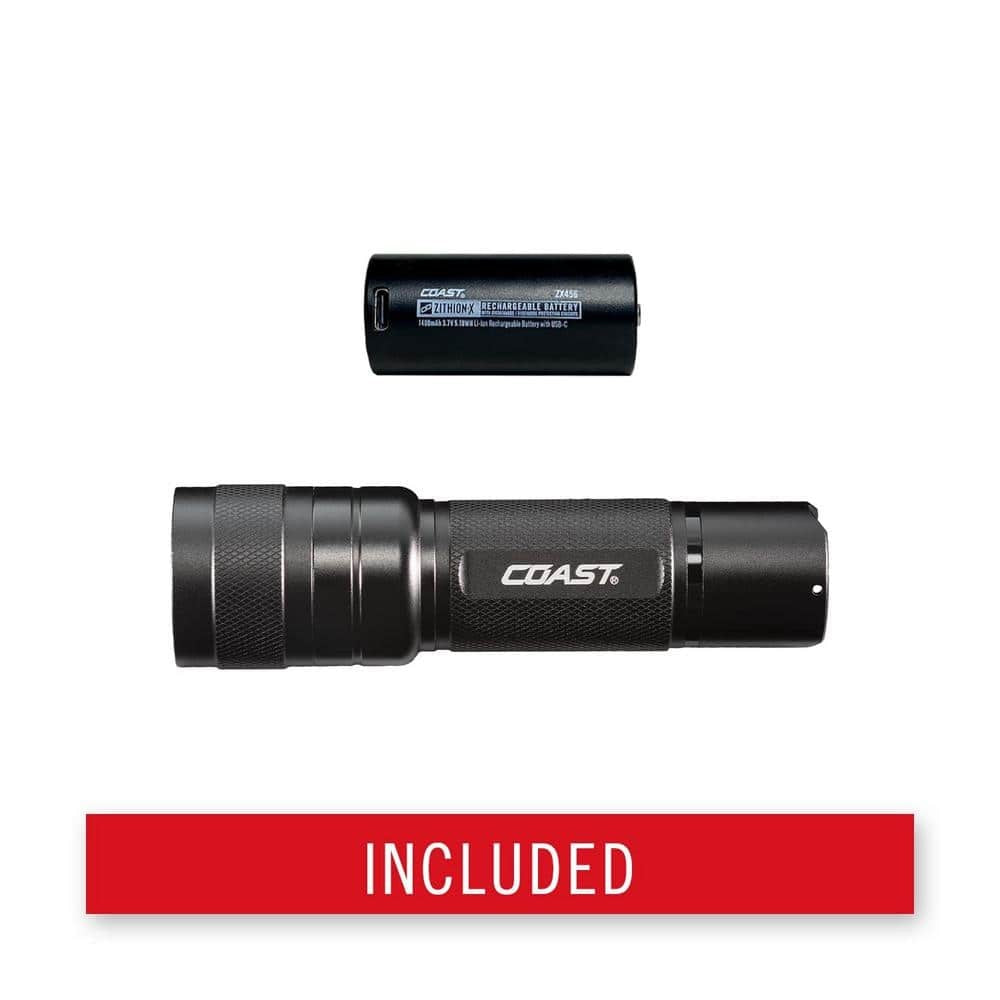 Rechargeable Handheld Flashlight 1000 Lumens with Focus & Water Resistance