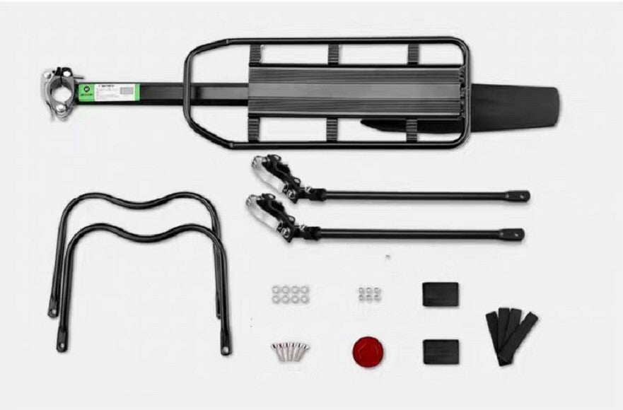 Aluminum Alloy Bicycle Rear Rack with Quick Release for Mountain & Road Bikes