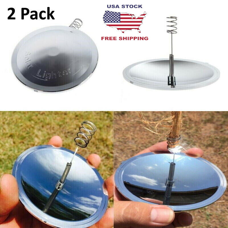 Outdoor Waterproof Solar Fire Starter for Camping Hiking Survival