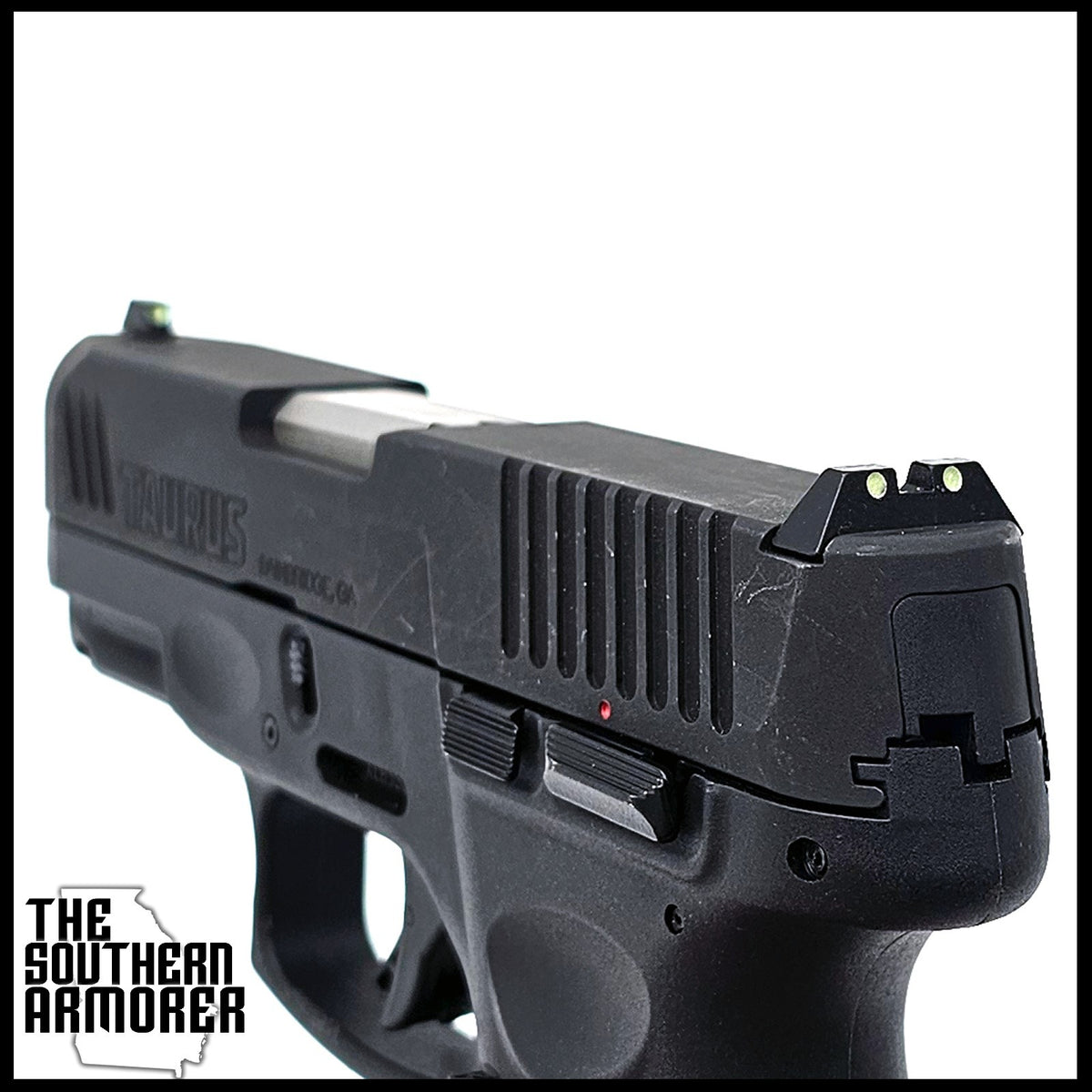 Glow-In-Dark Night Sights for Taurus G3 G3C G3X G3XL Toro Dovetail Front & Rear Set
