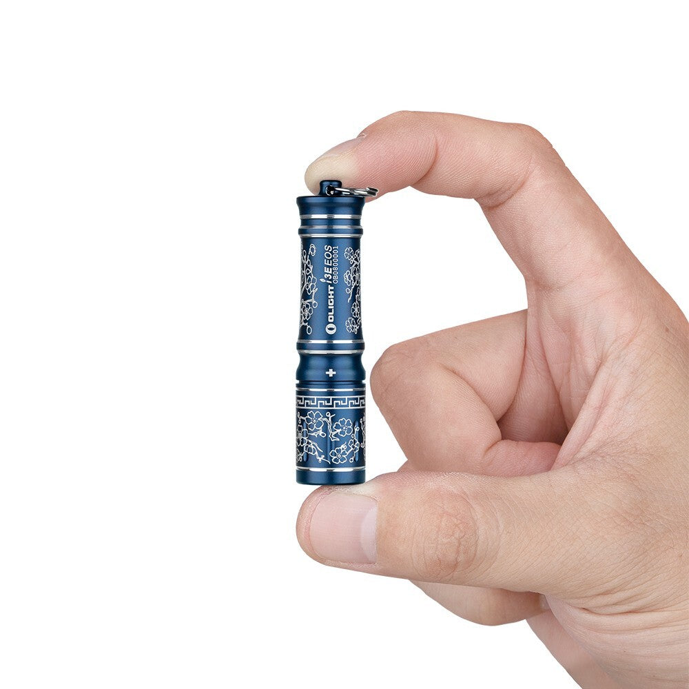 Waterproof LED Keychain Flashlight 90 Lumens for EDC, AAA Powered