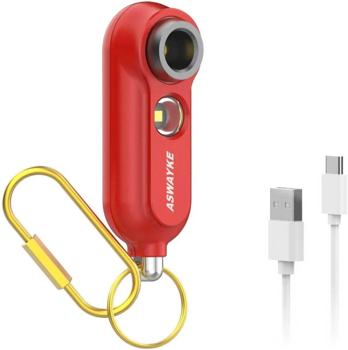 Rechargeable 125dB Waterproof Bear Horn with LED Flashlight & USB-C Charging