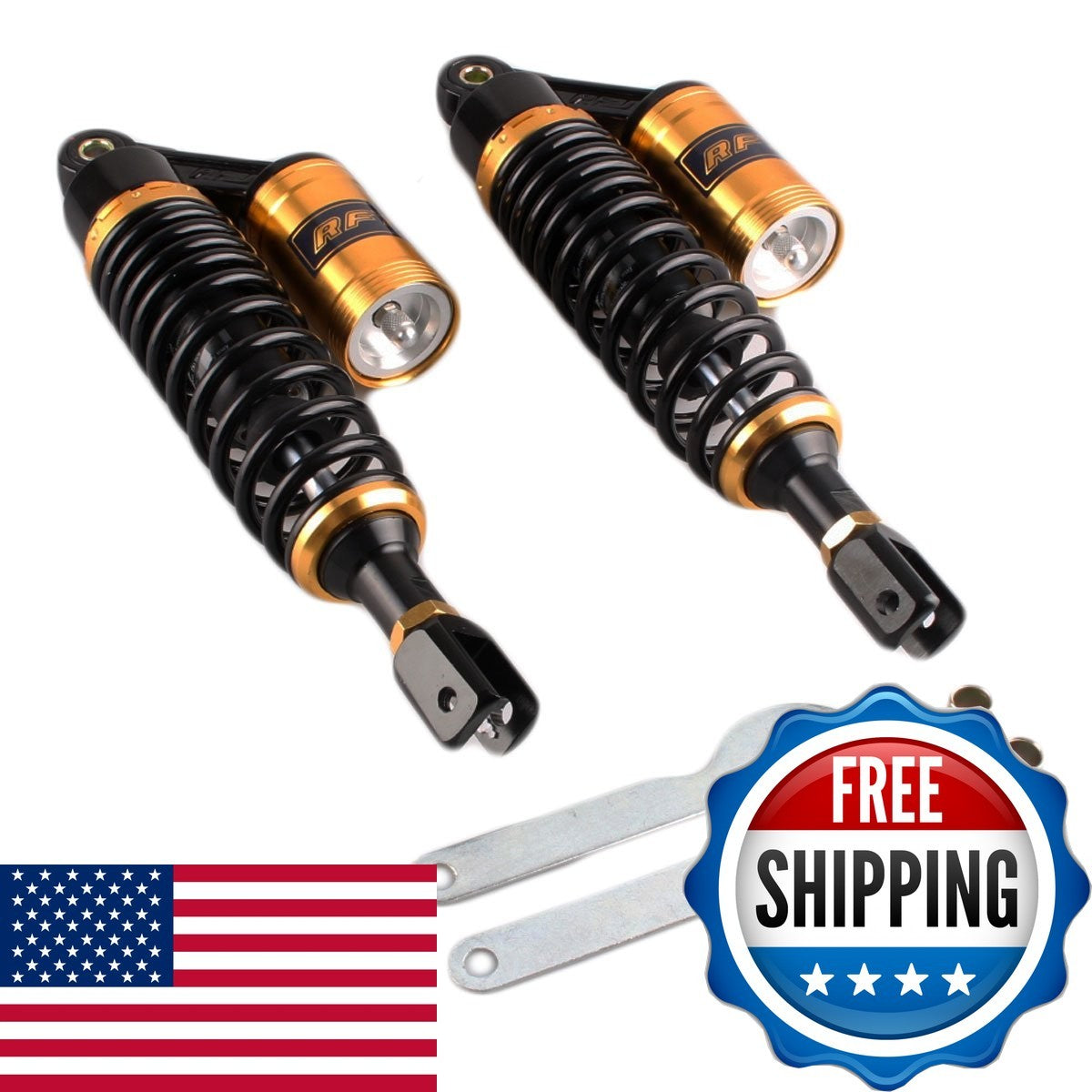 11 Inch Motorcycle Air Shock Absorbers for Honda Suzuki YF-45YF