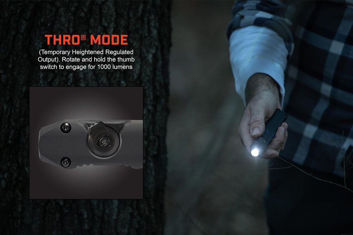 Rechargeable LED Pocket Light with 1000 Lumens, Waterproof, Coyote