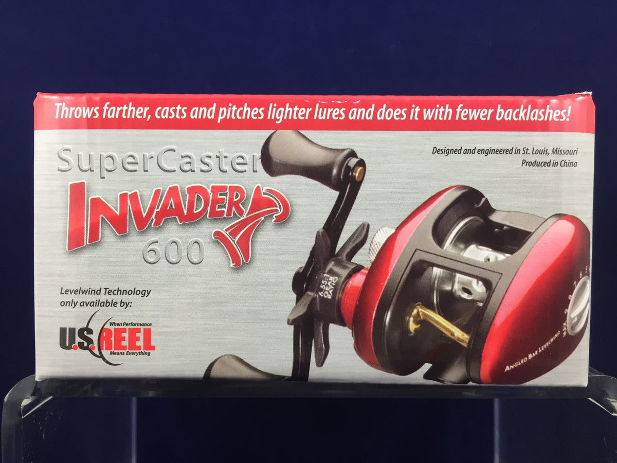 600 Invader Right Hand Baitcasting Reel - Heavy Duty Fishing Reel