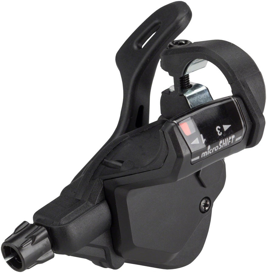 MicroSHIFT Mezzo Triple Left Thumb-Tap Bicycle Shifter with Optical Gear Indicator
