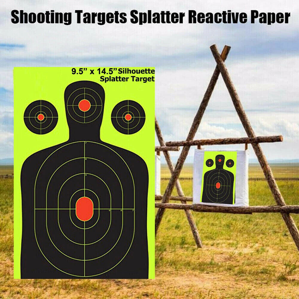 Reactive Shooting Targets Burst Instant Feedback Self-Adhesive Range Targets