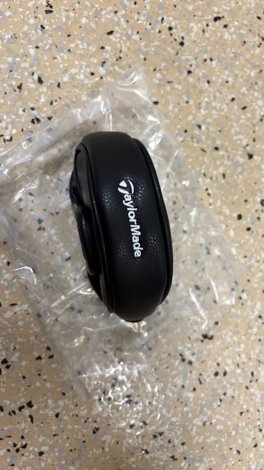 Golf Putter Headcover Magnetic Mallet Putter Cover Black Silver