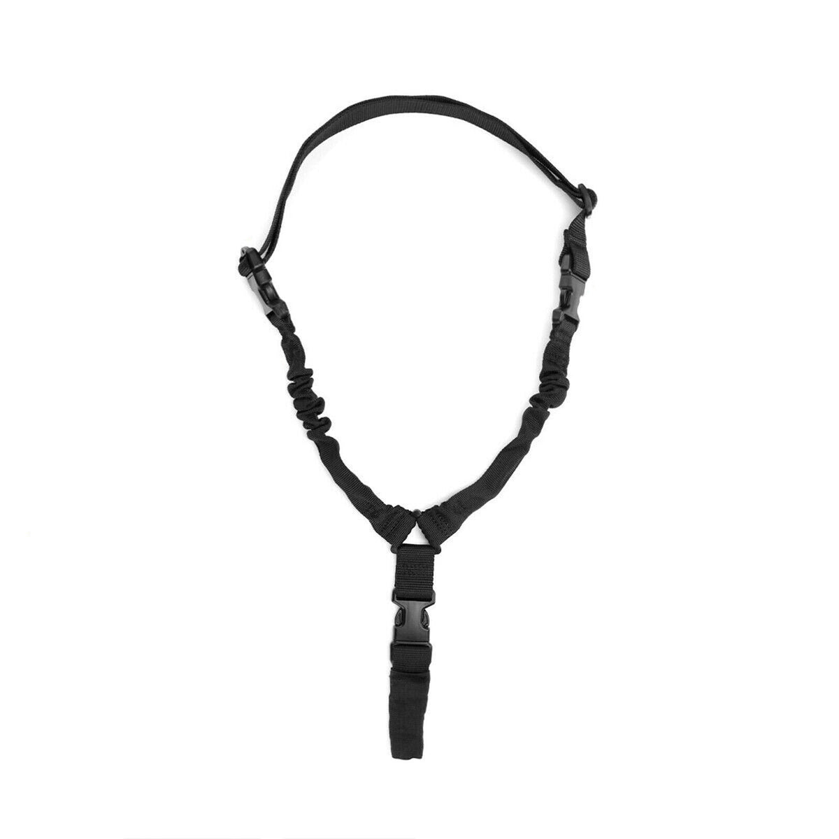 Tactical Single Point Bungee Rifle Sling with Quick-Release Buckle