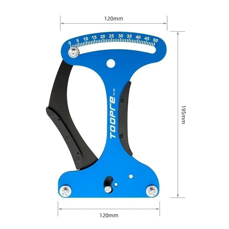 Bicycle Spoke Tension Meter Aluminum Alloy Wheel Tensiometer Tool for Road and Mountain Bikes
