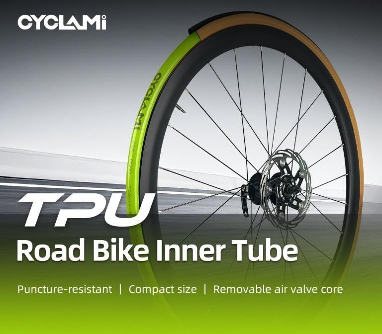 700C Ultralight TPU Bike Inner Tube with Presta Valve - Road & Mountain