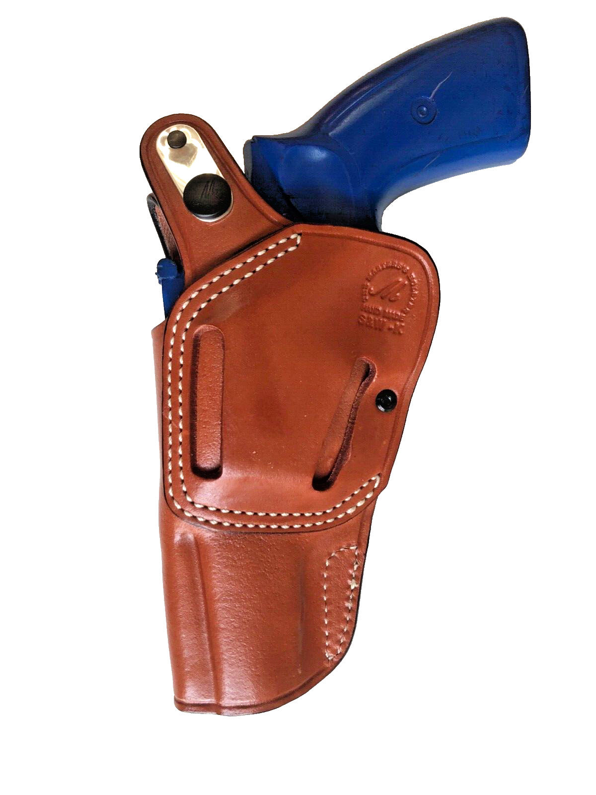 Leather Two-Way Holster for Revolvers - Fits S&W K/L Frame & Ruger GP100