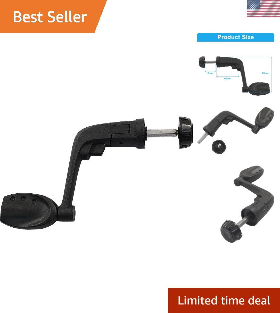 Lightweight Fishing Reel Power Handle - Universal Compatibility & Torque Boost