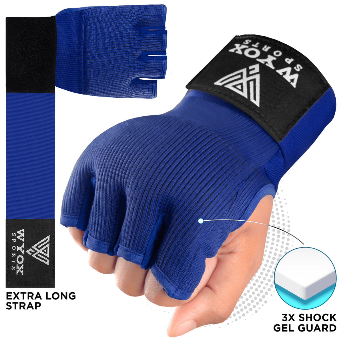 MMA Gloves & Boxing Hand Wraps Set for Kickboxing Sparring Training