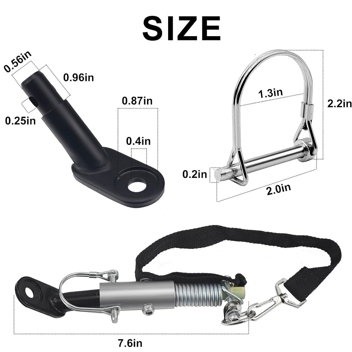 Bicycle Trailer Hitch Coupler Connector Alloy Bike Towing Attachment