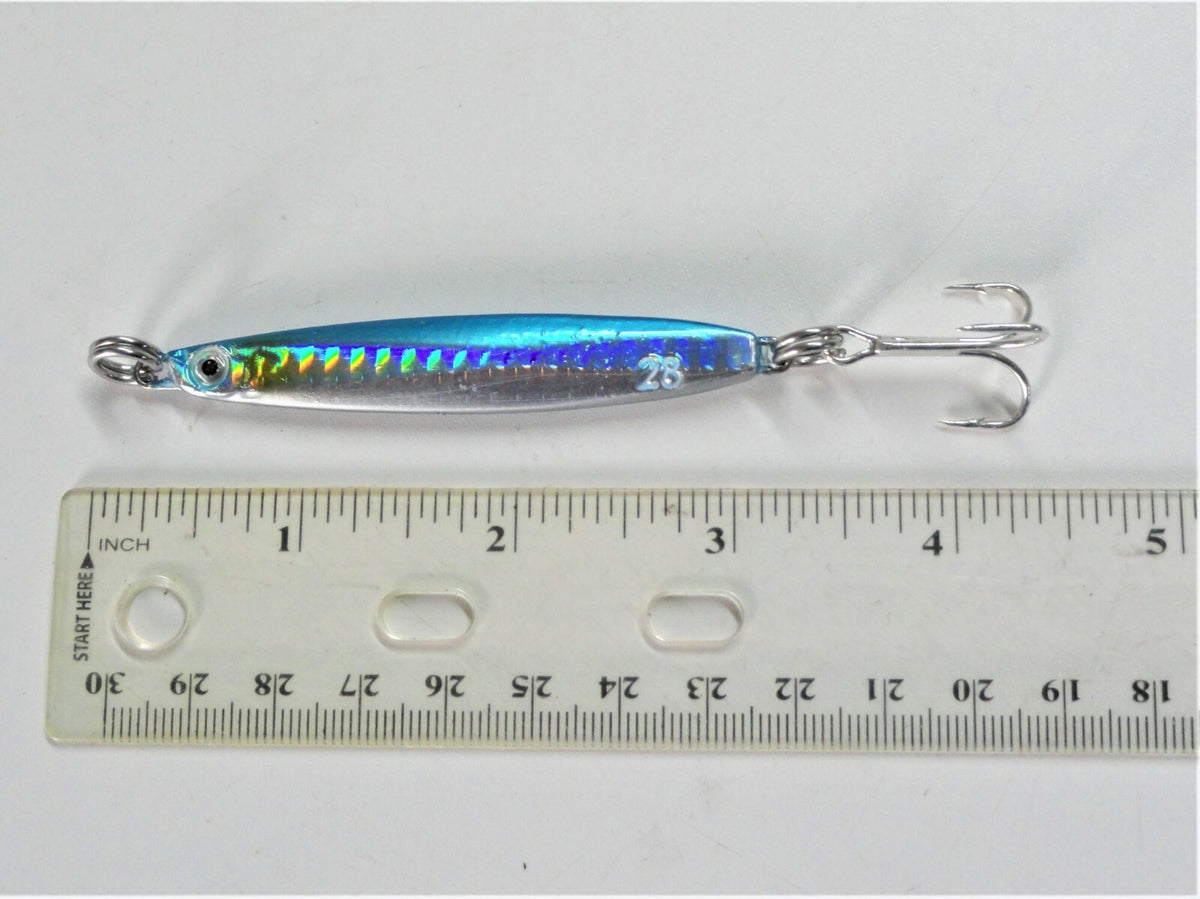 6 Pcs Fishing Jigs 28g/1oz Vertical Butterfly Lures for Saltwater & Freshwater