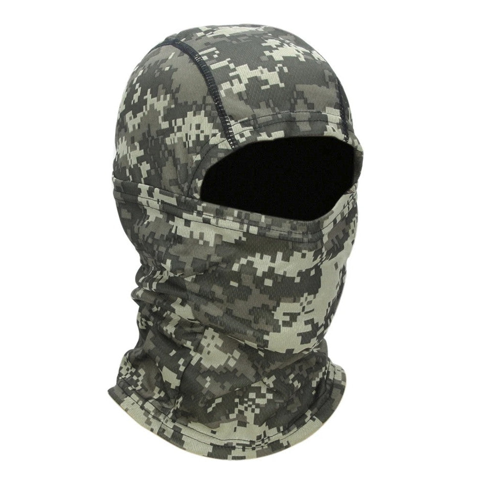 Full Face Camouflage Balaclava Mask for Outdoor Sports and Tactical Use