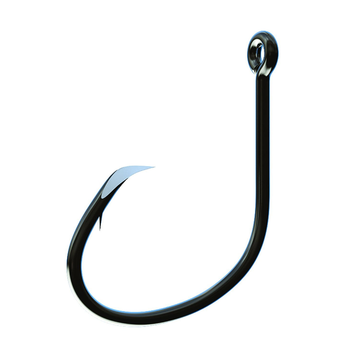 Fishing Hooks - Circle, Non-Offset, Lancet Point, Multiple Sizes & Pack Options