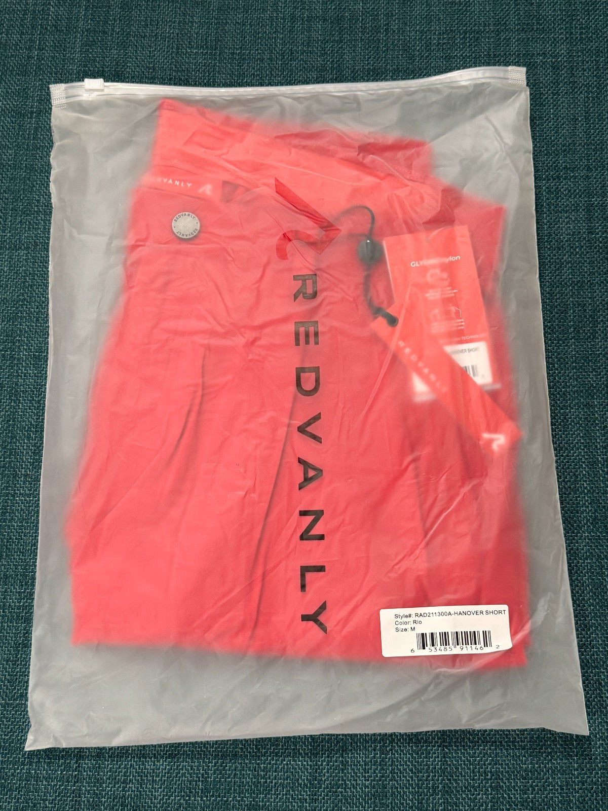 Redvanly Hanover Short 9 Inch Sun Color Men's Medium NWT