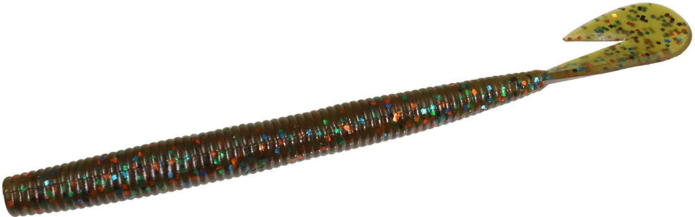 Fishing Soft Plastic Worms 6 Inch, 15 Pack - Salt-Impregnated Bait for Bass