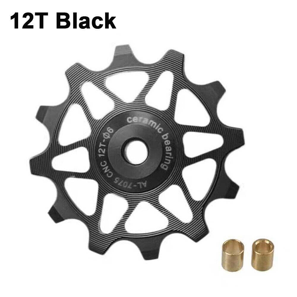 Bike Rear Derailleur Pulley 12T 14T Ceramic Bearing Guide Wheel Parts