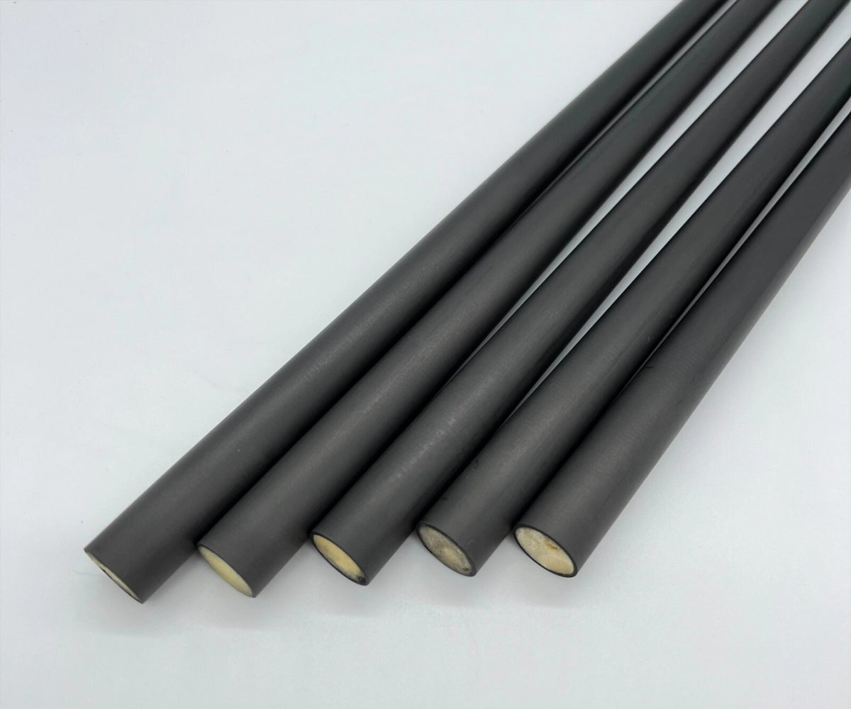 13.3mm Carbon Fiber Pro-Taper Pool Cue Shaft Blank Tube 30" Foam-Filled