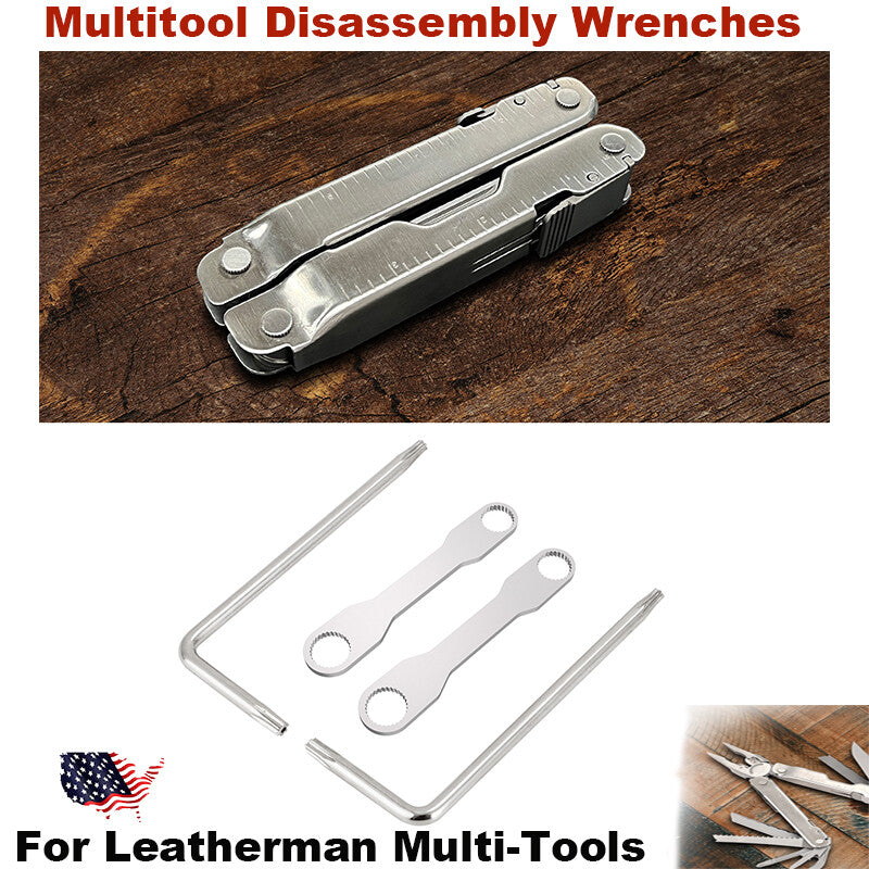 Stainless Steel Multi-Tool Wrench Set for Leatherman Tools - 4 Pieces