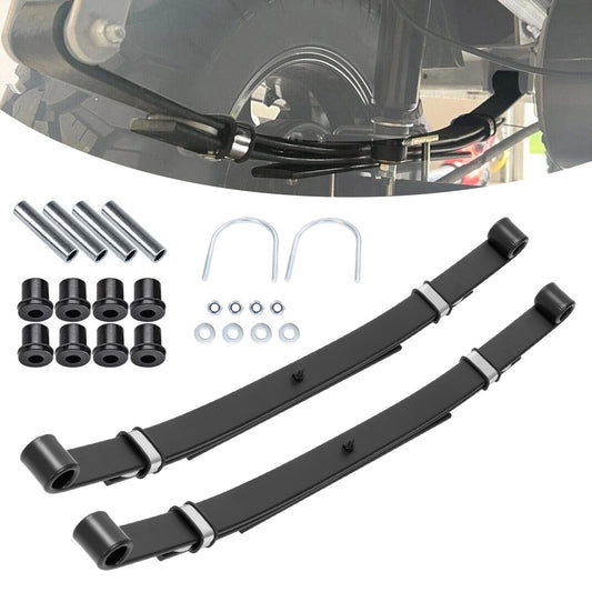Heavy Duty Rear Leaf Springs for Club Car DS Golf Cart 1981-Up - 3 Leaf Suspension Kit