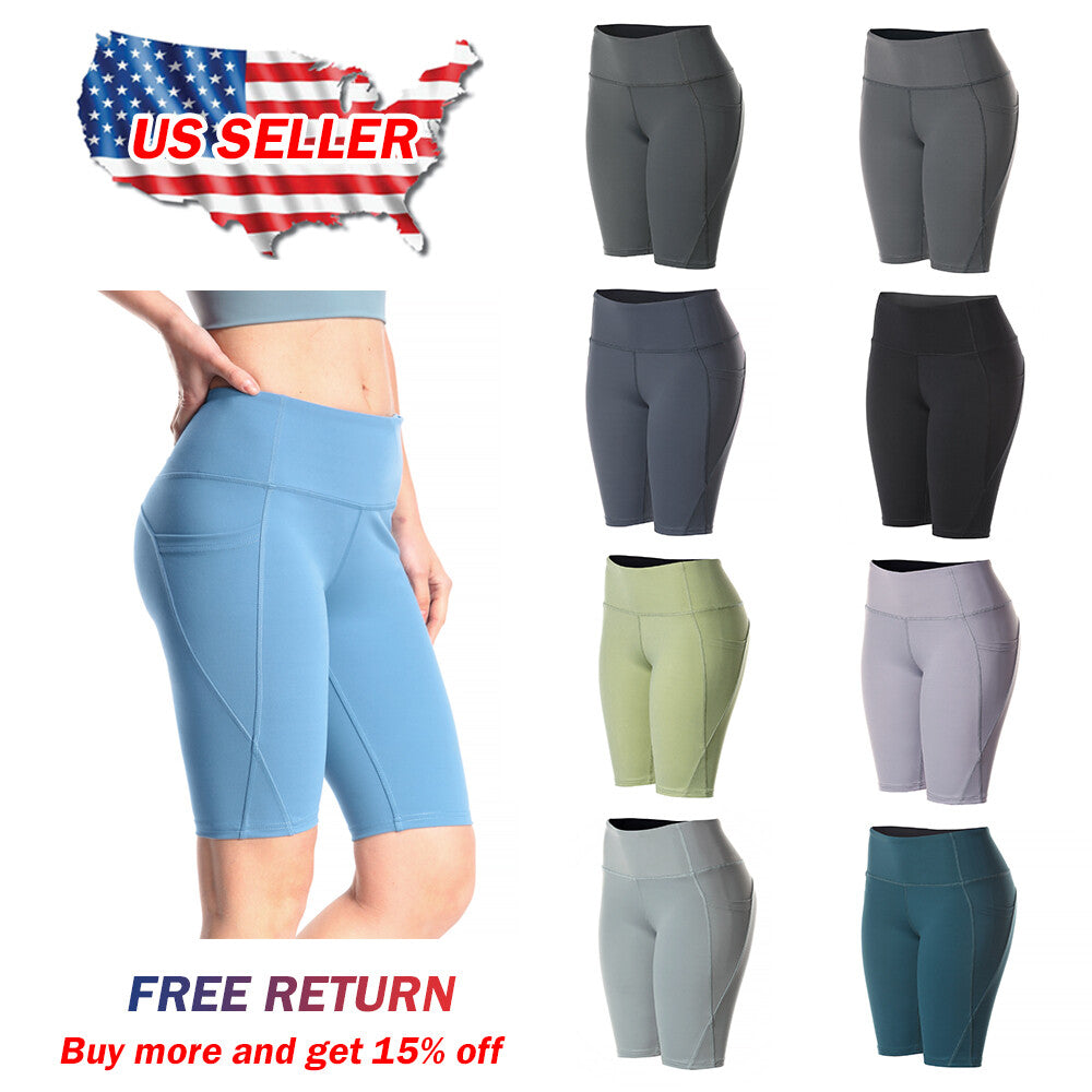 Women's Athletic Shorts for Gym Yoga Running & Workout